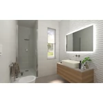 Kép 2/2 - FAP Lumina White Matt falicsempe 25 x 75 x 0,85 cm