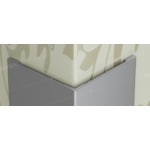 Kép 1/2 - Profilplast alumínium sarokvédő és díszítóprofil 20 x 20 mm / 2.5 m eloxált ezüst