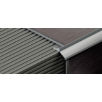 Kép 1/2 - Profilplast aluminium vízvető profil teraszhoz 7 mm / 2,5 m eloxált ezüst