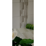 Kép 2/2 - Zalakerámia Aspen falburkoló lap, 40 x 25 x 0,8 cm, matt fehér, ZBD 42040