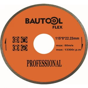 Bautool hobbi gyémántvágó tárcsa, folytonos, 115 mm