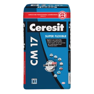 Henkel Ceresit CM 17 S1 szálerősített, flexibilis csemperagasztó, 25 kg