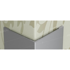 Profilplast alumínium sarokvédő és díszítóprofil 20 x 20 mm / 2.5 m eloxált ezüst