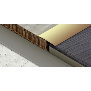 Profilplast öntapadós összekötő profil 32 mm / 2,7 m eloxált arany