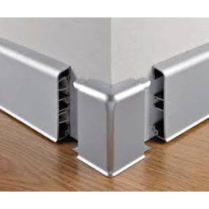 Progress Skirting 40 műanyag lábazati szegély külső sarokelem, szálcsiszolt acél Progress Skirting 40 műanyag lábazati szegély külső sarokelem, szálcsiszolt acél