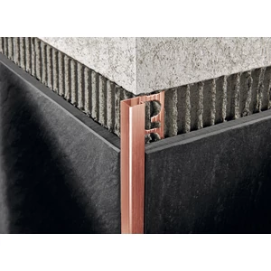 Progress Projolly Square alumínium díszítő élvédő 10 mm / 2,7 m szálcsiszolt vörösréz Progress Projolly Square alumínium díszítő élvédő 10 mm / 2,7 m szálcsiszolt vörösréz