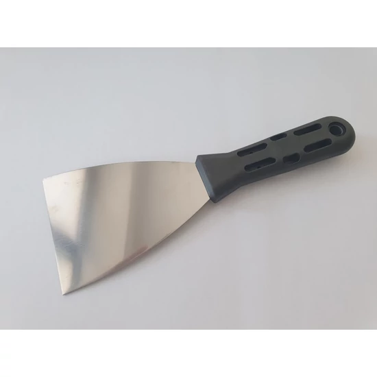 Bautool rozsdamentes spakli, műanyag nyéllel, 80 mm