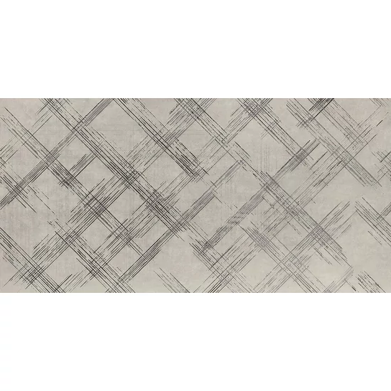 Fap Bloom Metal Grey Silver Inserto dekor falicsempe, 80 x 160 x 0,85 cm