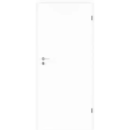 Doorio CPL beltéri ajtó, 75 x 210 cm, uni fehér, 10-14 cm-es állítható tokkal