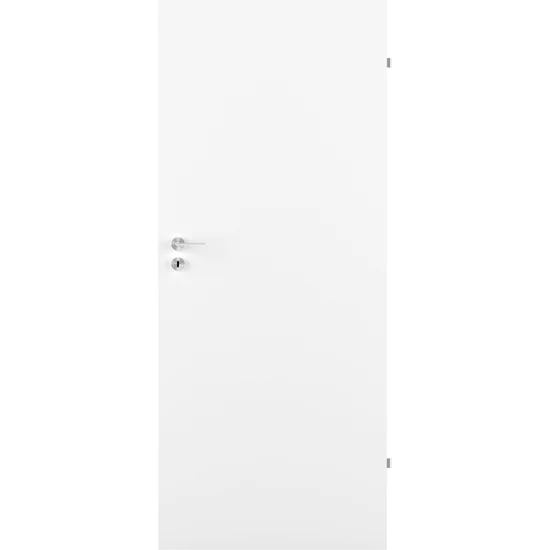 Doorio PP beltéri ajtó, 90 x 210 cm, szuper matt fehér, 10-14 cm-es állítható tokkal