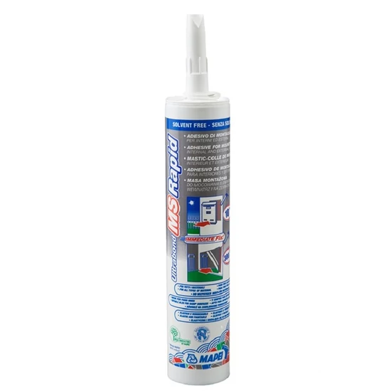 Mapei Ultrabond MS Rapid univerzális ragasztó és tömítőanyag 300ml, fehér