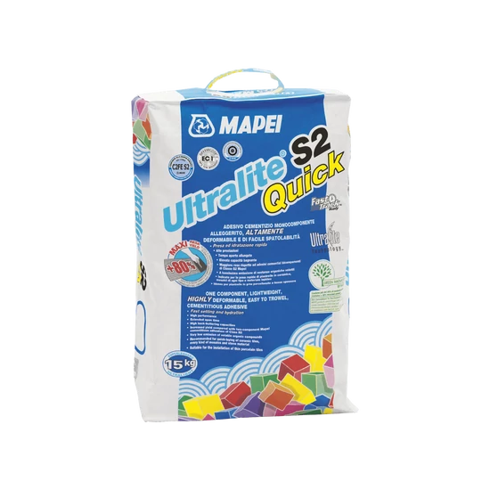 Mapei Ultralite S2 Quick flexibilis, gyorskötő csemperagasztó 15 kg