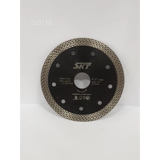 Skt profi gyémánt vágókorong, 115 x 22,2 x 1,4 x 10 mm, kifutó termék!