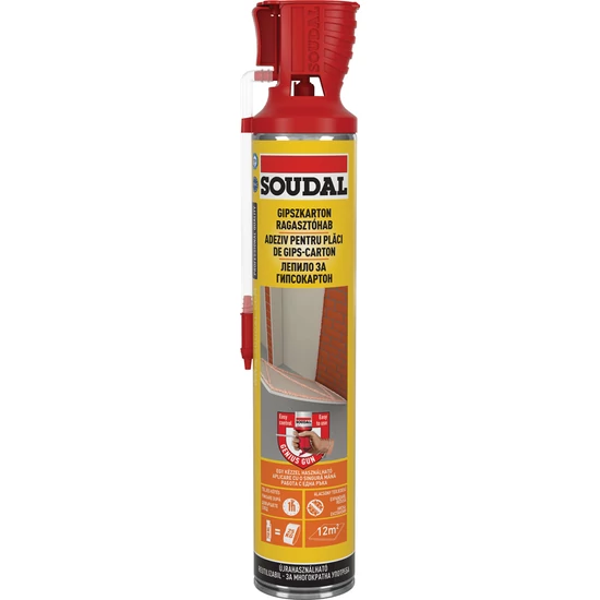 Soudal gipszkarton ragasztóhab, 750 ml